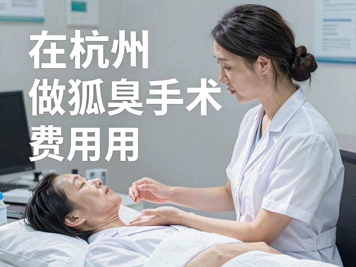 在杭州做狐臭手术的费用因医院、手术方式和医生资质不同，一般在3000元至15000元人民币之间。具体费用构成如下，供你参考