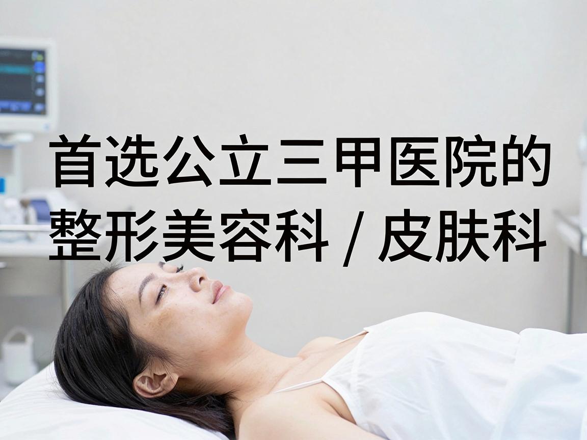 首选公立三甲医院的整形美容科/皮肤科 首选公立三甲医院的整形美容科/皮肤科