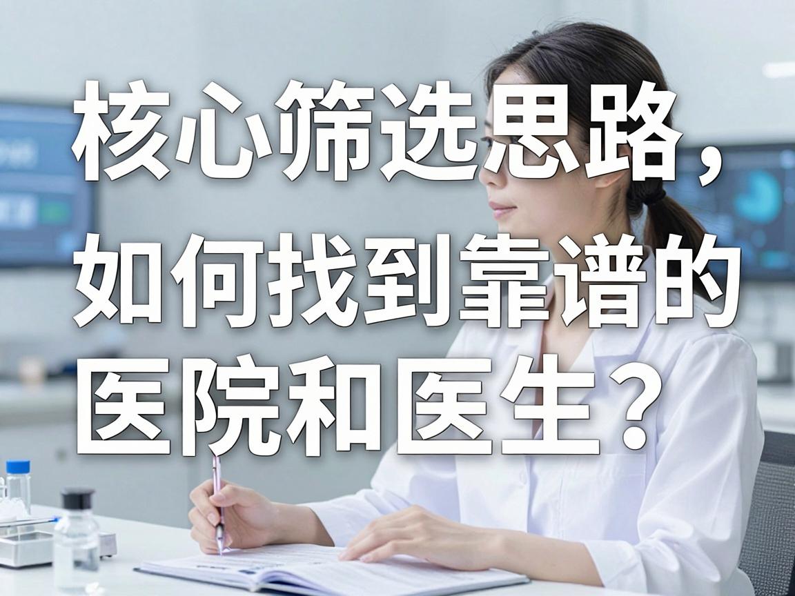 核心筛选思路,如何找到靠谱的医院和医生? 核心筛选思路,如何找到靠谱的医院和医生?