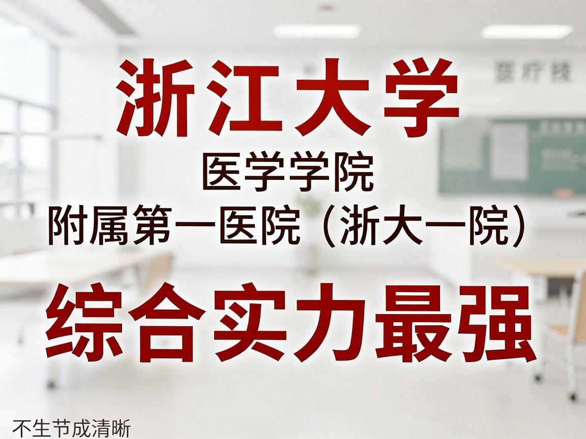 浙江大学医学院附属第一医院(浙大一院)综合实力最强 浙江大学医学院附属第一医院(浙大一院)综合实力最强