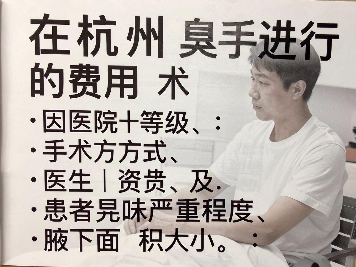 在杭州进行狐臭手术的费用因医院等级、手术方式、医生资质及患者具体情况(如异味严重程度、腋下面积大小)等因素差异较大。以下是一份大致的费用范围供参考 在杭州进行狐臭手术的费用因医院等级、手术方式、医生资质及患者具体情况(如异味严重程度、腋下面积大小)等因素差异较大。以下是一份大致的费用范围供参考