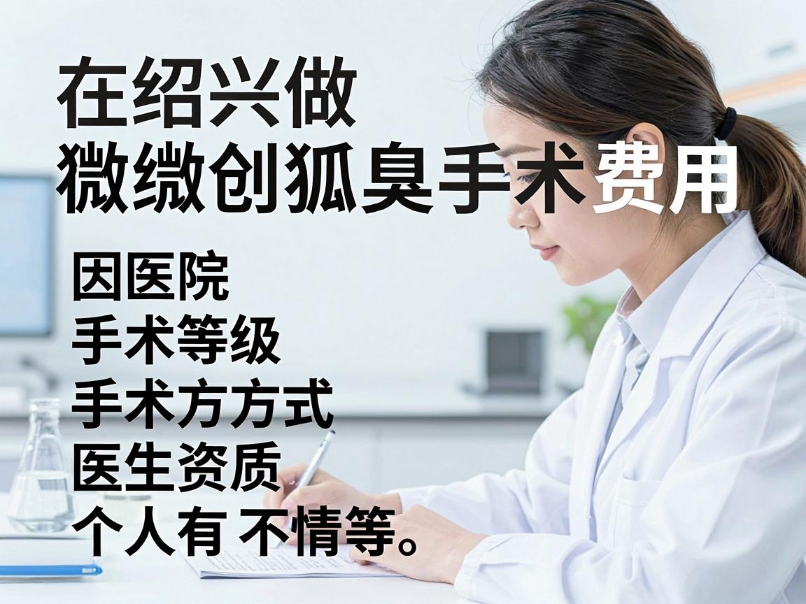 在绍兴做微创狐臭手术的费用因医院等级、手术方式、医生资质及个人情况(如气味严重程度、是否需住院等)而有所不同。以下是综合参考信息 在绍兴做微创狐臭手术的费用因医院等级、手术方式、医生资质及个人情况(如气味严重程度、是否需住院等)而有所不同。以下是综合参考信息