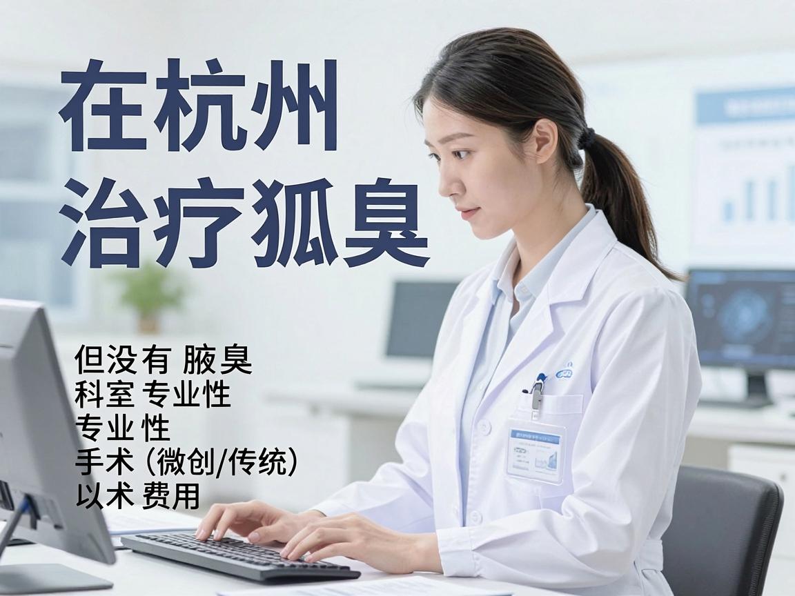 在杭州,治疗狐臭(腋臭)的医院选择较多,但没有绝对最好的医院,适合自己的才是最好的。选择时主要看医院的科室专业性、手术技术(微创/传统)以及费用透明度 在杭州,治疗狐臭(腋臭)的医院选择较多,但没有绝对最好的医院,适合自己的才是最好的。选择时主要看医院的科室专业性、手术技术(微创/传统)以及费用透明度