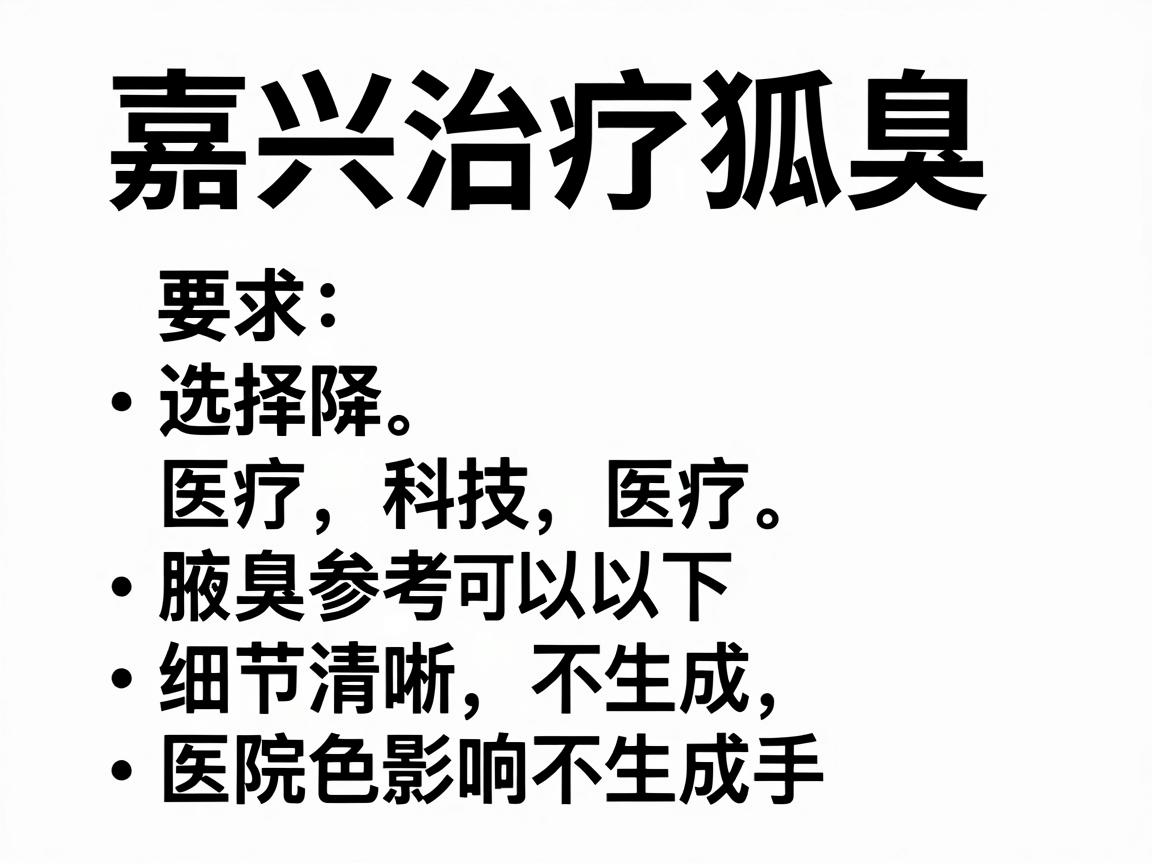 嘉兴治疗狐臭(腋臭)的医院选择,可以参考以下几点 嘉兴治疗狐臭(腋臭)的医院选择,可以参考以下几点