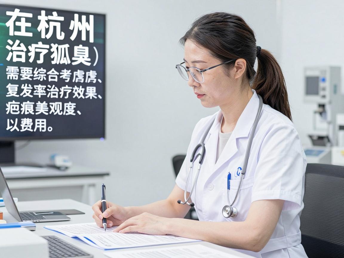 在杭州,治疗狐臭(腋臭)需要综合考虑治疗效果、复发率、疤痕美观度以及费用。通常,市属三甲医院的皮肤科或整形外科是性价比最高的选择,因为它们的收费标准由物价局核定,相对透明,且技术有保障 在杭州,治疗狐臭(腋臭)需要综合考虑治疗效果、复发率、疤痕美观度以及费用。通常,市属三甲医院的皮肤科或整形外科是性价比最高的选择,因为它们的收费标准由物价局核定,相对透明,且技术有保障