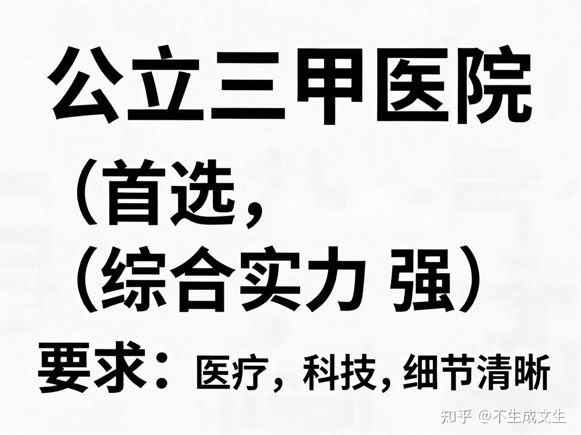 公立三甲医院(首选,综合实力强) 公立三甲医院(首选,综合实力强)