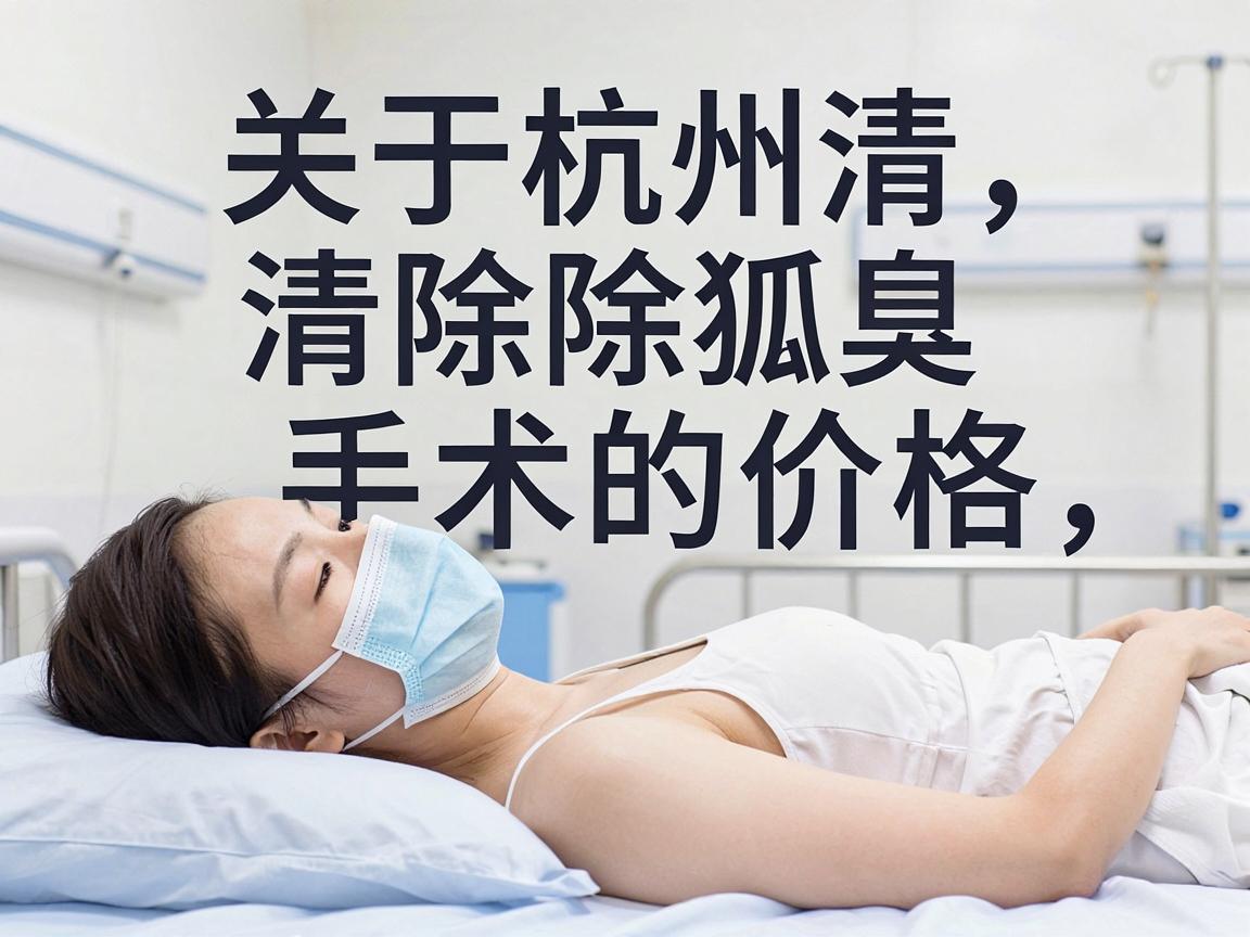 关于杭州清除狐臭手术的价格,这并没有一个固定的统一标准,费用会根据手术方式、医院等级、医生资质、患者腋臭严重程度以及是否单侧/双侧等多种因素产生较大差异 关于杭州清除狐臭手术的价格,这并没有一个固定的统一标准,费用会根据手术方式、医院等级、医生资质、患者腋臭严重程度以及是否单侧/双侧等多种因素产生较大差异
