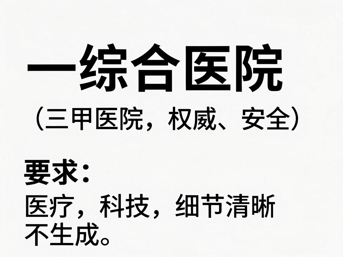 一、综合医院(三甲医院,权威、安全) 一、综合医院(三甲医院,权威、安全)
