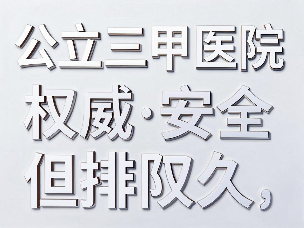 公立三甲医院（权威、安全、但排队久）