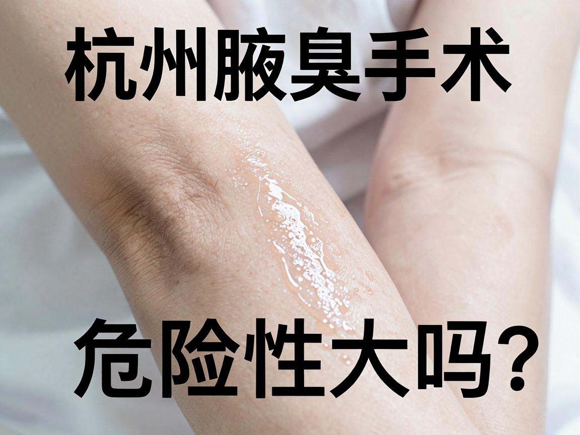 腋臭手术危险性大吗?深度解析杭州腋臭手术的危险性与安全性 腋臭手术危险性大吗?深度解析杭州腋臭手术的危险性与安全性