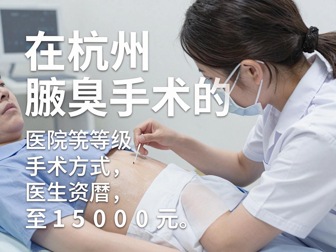 在杭州，腋臭手术的价格因医院等级、手术方式、医生资历等因素差异较大，通常在 2000元至15000元 之间。以下是具体的费用参考