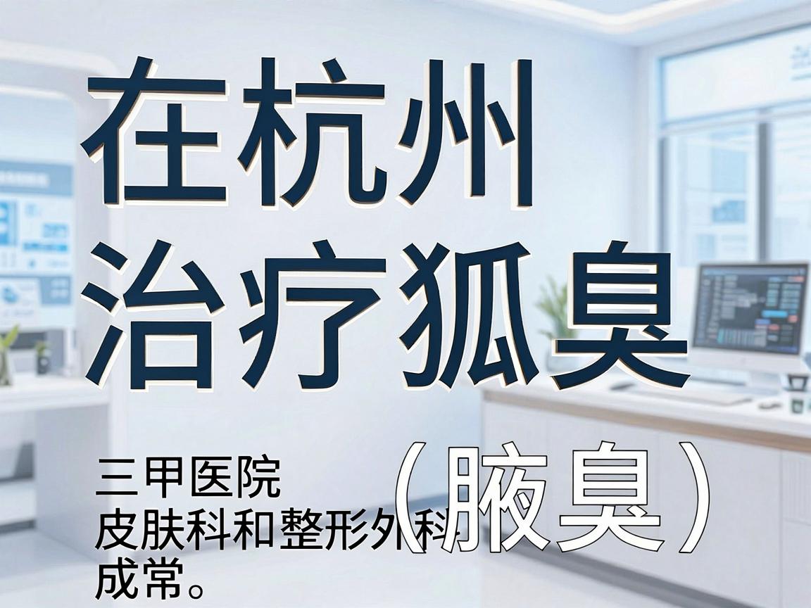 在杭州,治疗狐臭(腋臭)三甲医院的皮肤科和整形外科都非常成熟。以下是几家口碑较好、技术先进的医院推荐,你可以根据自己的情况选择 在杭州,治疗狐臭(腋臭)三甲医院的皮肤科和整形外科都非常成熟。以下是几家口碑较好、技术先进的医院推荐,你可以根据自己的情况选择