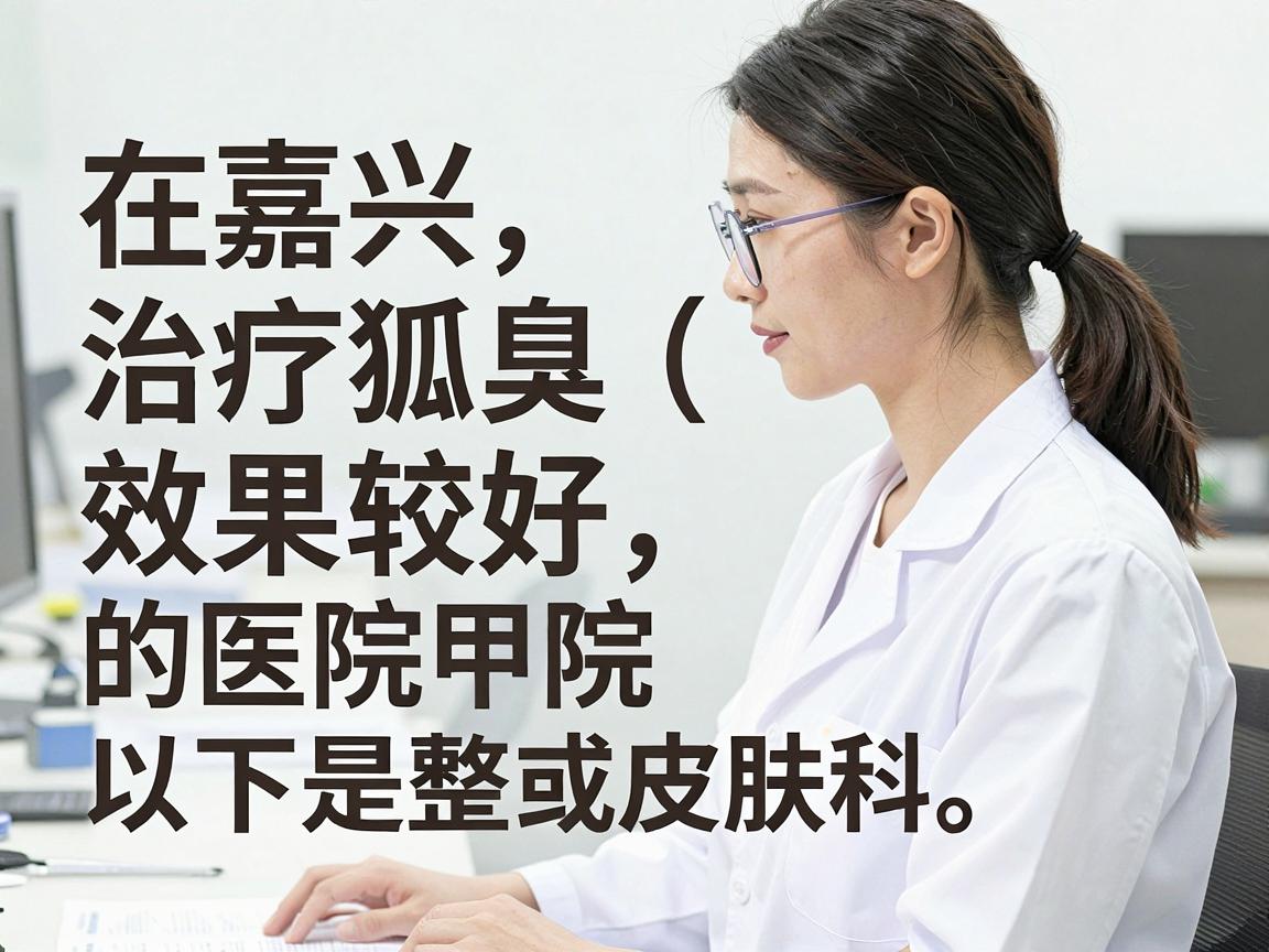 在嘉兴,治疗狐臭(腋臭)效果较好的医院,通常推荐公立三甲医院的整形外科或皮肤科。以下是具体建议 在嘉兴,治疗狐臭(腋臭)效果较好的医院,通常推荐公立三甲医院的整形外科或皮肤科。以下是具体建议