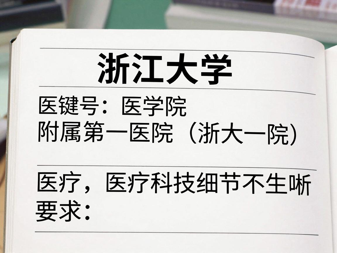 浙江大学医学院附属第一医院（浙大一院）