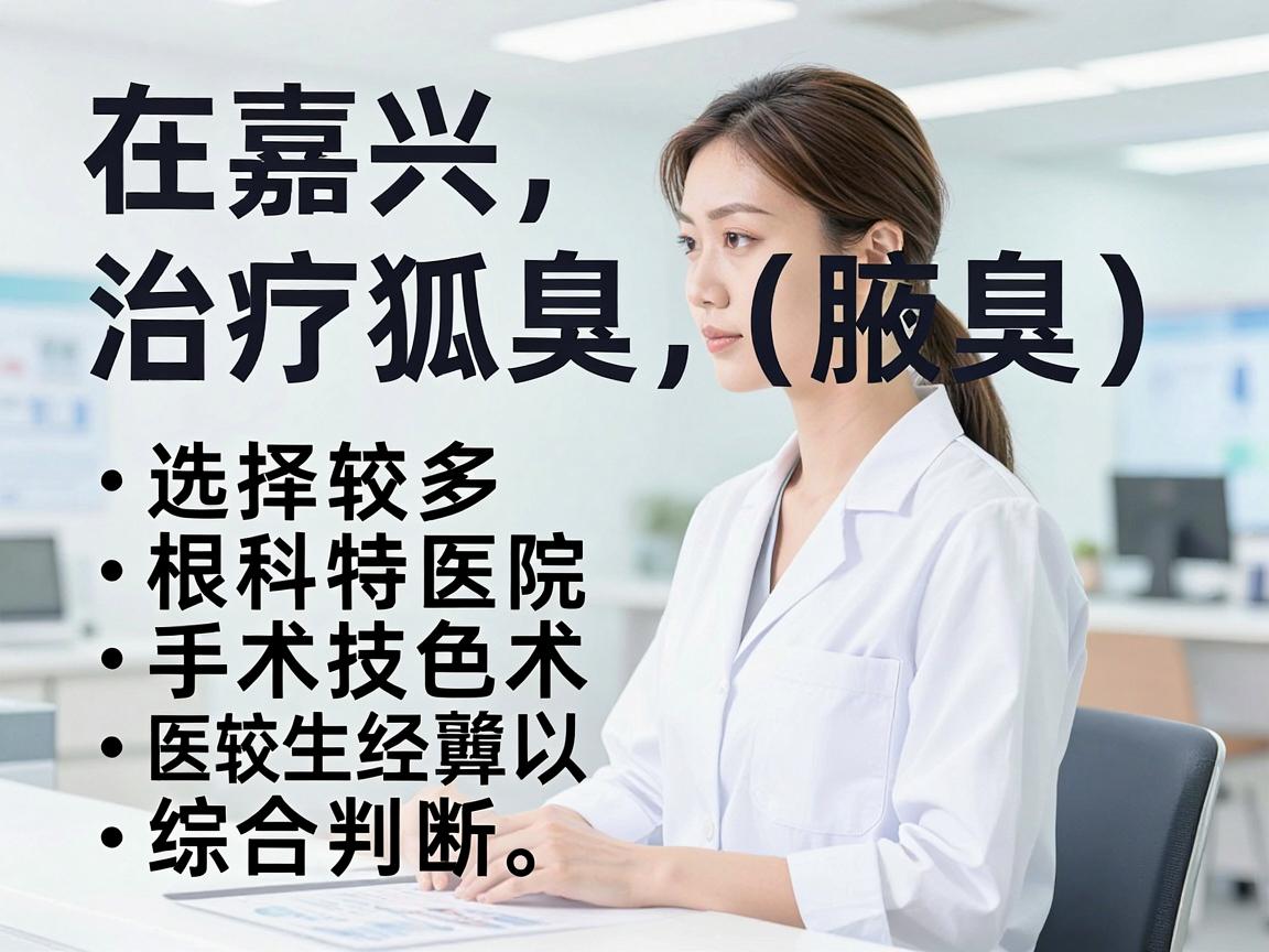 在嘉兴，治疗狐臭（腋臭）的医院选择较多，但需根据医院的专科特色、手术技术（如微创）医生经验以及术后口碑综合判断。以下是一些在嘉兴地区比较受认可、技术相对成熟的医院及科室推荐，供你参考