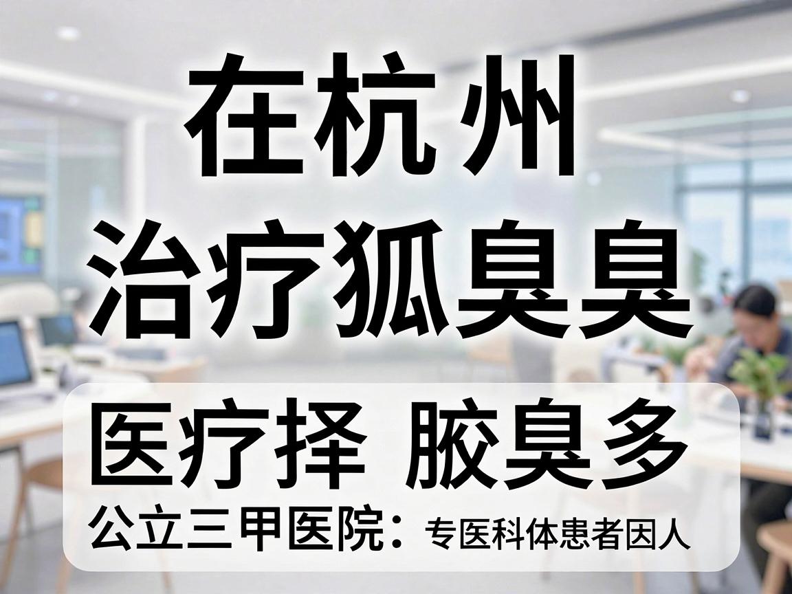 在杭州，治疗狐臭（腋臭）的医院选择较多，但没有官方排名，因为医疗效果和患者体验因人而异。为了帮你做出更合适的决定，以下是根据公立三甲医院专科实力、医疗设备及患者口碑整理的参考信息
