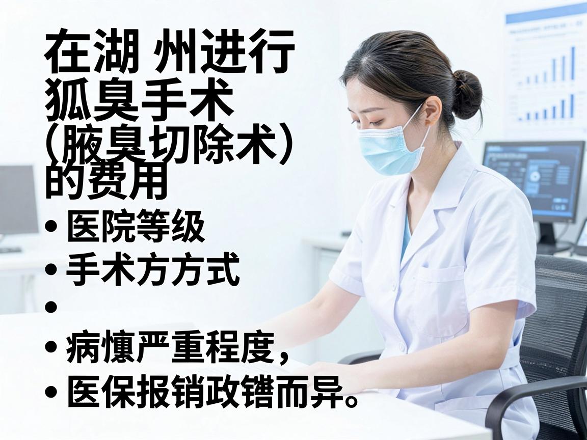 在湖州进行狐臭手术（腋臭切除术）的费用因医院等级、手术方式、病情严重程度及医保报销政策而异。以下是大致的参考范围（单位，人民币）