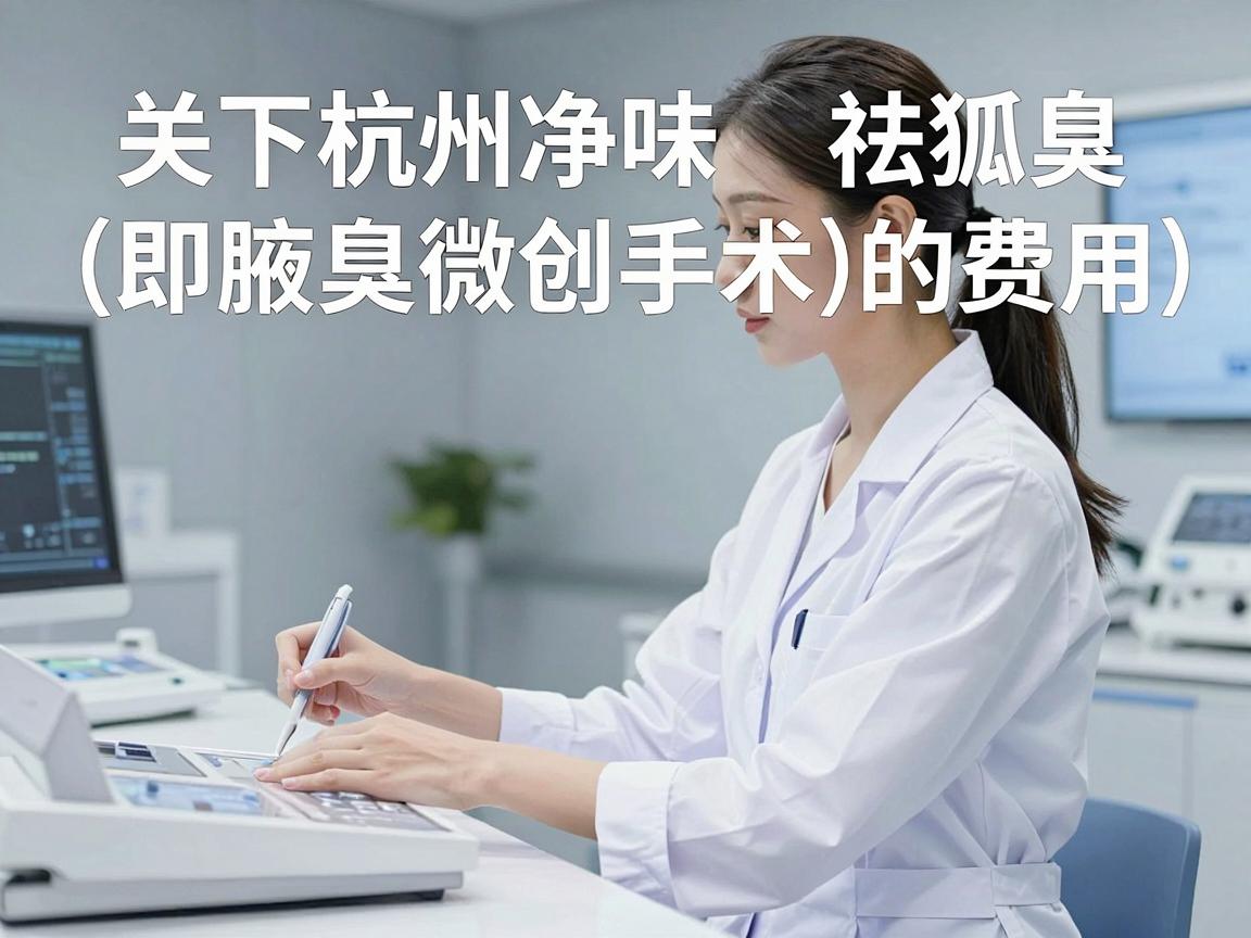 关于杭州净味祛狐臭(即腋臭微创手术)的费用,需要明确一点,价格并非固定,通常在 3000 元 15000 元之间,具体取决于你所选择的医院、手术技术以及个人腋臭的严重程度 关于杭州净味祛狐臭(即腋臭微创手术)的费用,需要明确一点,价格并非固定,通常在 3000 元 15000 元之间,具体取决于你所选择的医院、手术技术以及个人腋臭的严重程度
