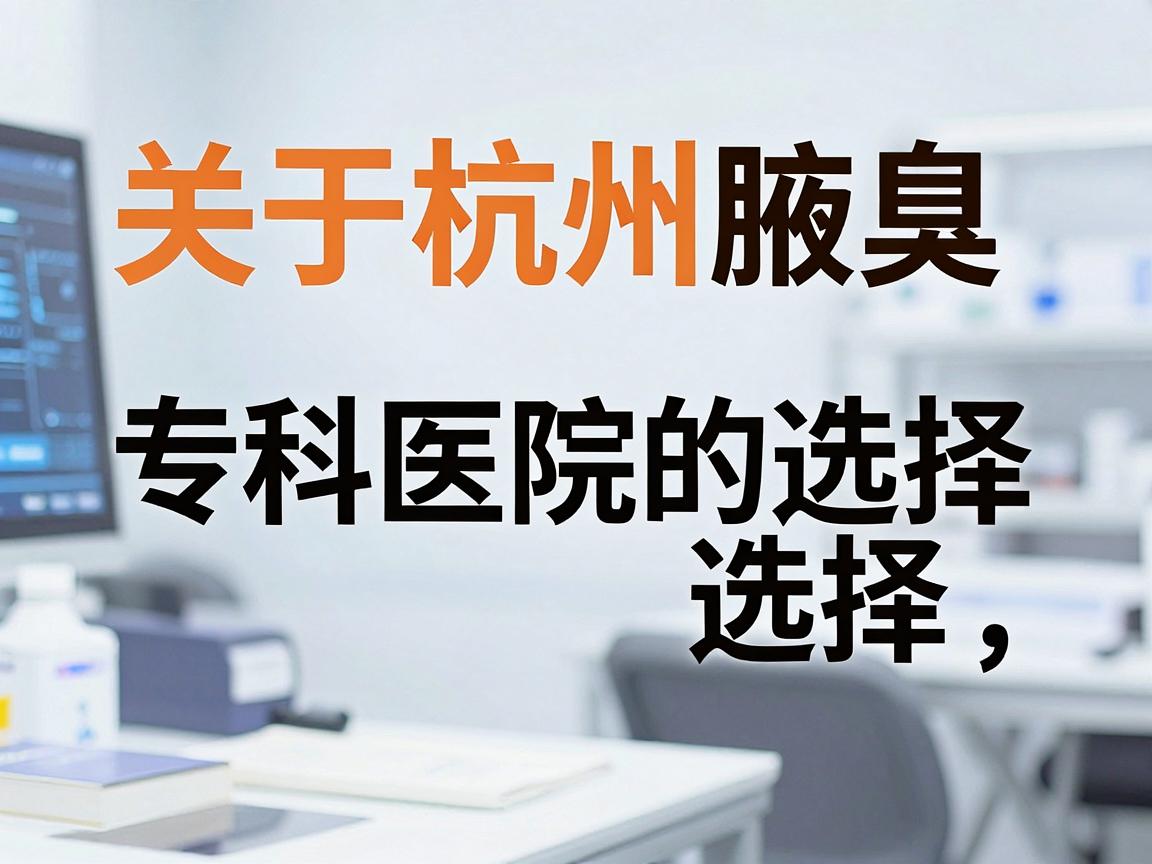 关于杭州腋臭专科医院的选择，因为医疗资源和医生排班是动态变化的，为了给你最准确的信息，建议你打开联网搜索功能，查询最新的排名和患者评价