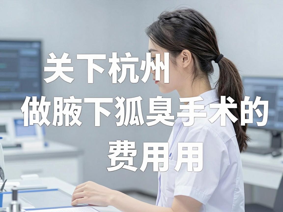关于杭州做腋下狐臭手术的费用，这个问题确实没有一个固定的数字，因为它取决于手术方式、医院级别、医生资质以及你的个人情况（比如单侧还是双侧、异味严重程度）