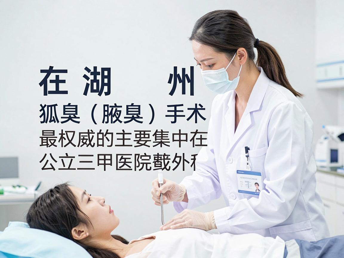 在湖州,针对狐臭(腋臭)手术,最权威的医院主要集中在公立三甲医院的整形美容科或普外科。这类手术虽然不大,但非常考验医生的精细操作和医院的无菌环境,因此首选公立三甲最为稳妥 在湖州,针对狐臭(腋臭)手术,最权威的医院主要集中在公立三甲医院的整形美容科或普外科。这类手术虽然不大,但非常考验医生的精细操作和医院的无菌环境,因此首选公立三甲最为稳妥