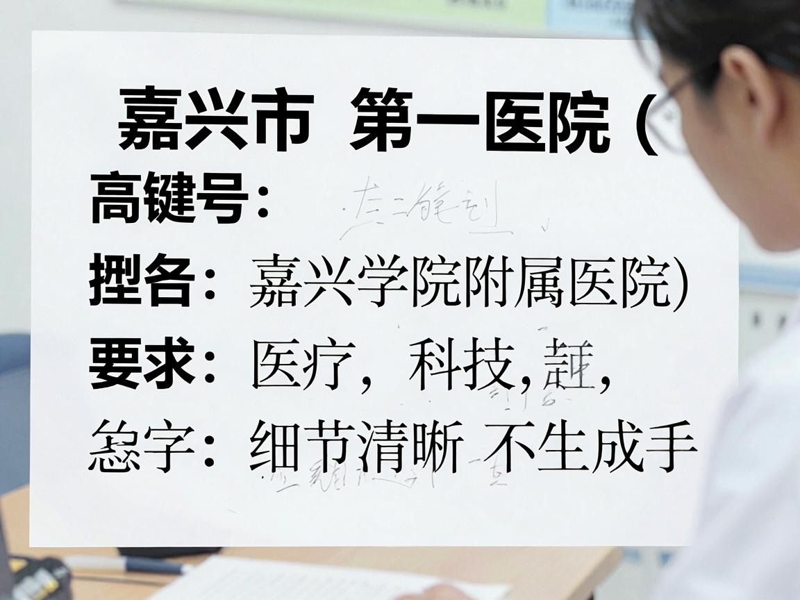 嘉兴市第一医院(嘉兴学院附属医院) 嘉兴市第一医院(嘉兴学院附属医院)