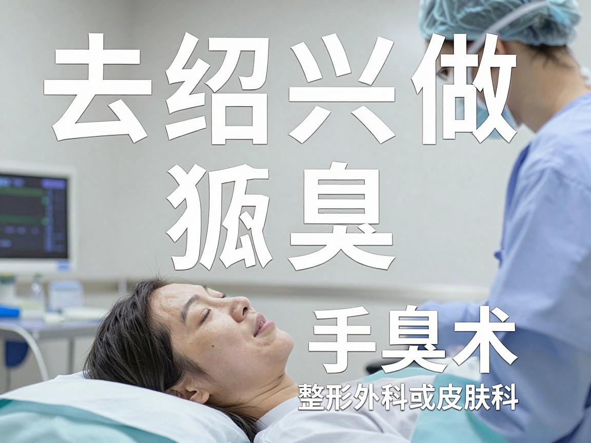 去绍兴做狐臭(腋臭)手术,首选的是公立三甲医院的整形外科或皮肤科。这类医院设备先进、消毒严格,更重要的是医生资质有保障,能最大程度降低复发率和疤痕增生的风险 去绍兴做狐臭(腋臭)手术,首选的是公立三甲医院的整形外科或皮肤科。这类医院设备先进、消毒严格,更重要的是医生资质有保障,能最大程度降低复发率和疤痕增生的风险