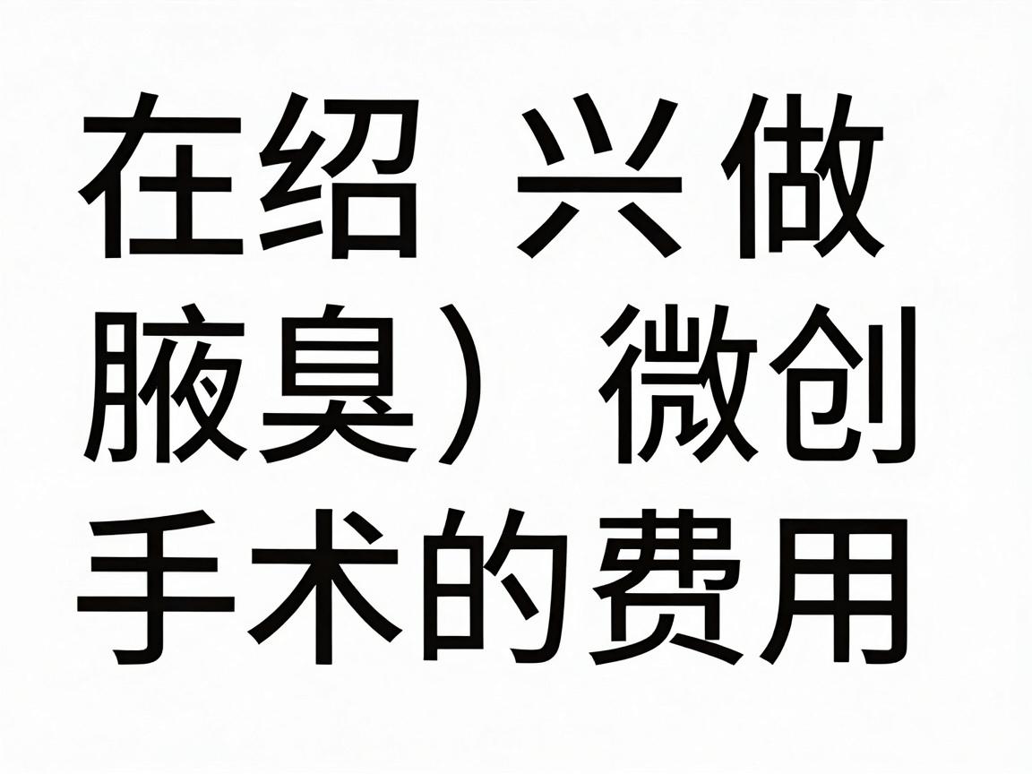 在绍兴做狐臭(腋臭)微创手术的费用,通常在 3000元 至 8000元 之间 在绍兴做狐臭(腋臭)微创手术的费用,通常在 3000元 至 8000元 之间
