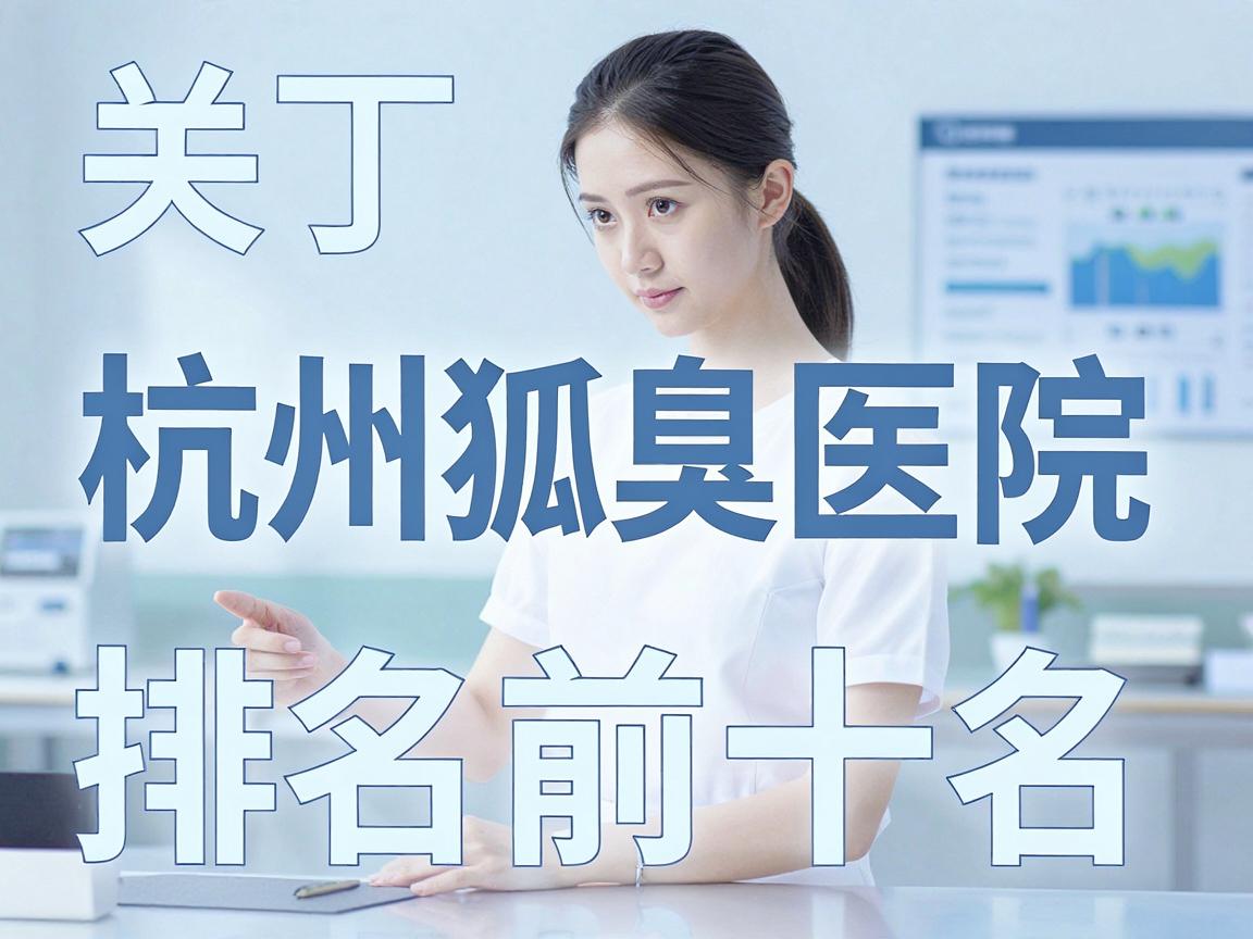 关于杭州狐臭医院排名前十名这类信息,我需要先说明一点,中国的正规医疗机构(卫健委系统)从不发布商业性质的排名榜单。网络上流传的各类十大排名大多是商业推广或自媒体自制的,参考价值有限 关于杭州狐臭医院排名前十名这类信息,我需要先说明一点,中国的正规医疗机构(卫健委系统)从不发布商业性质的排名榜单。网络上流传的各类十大排名大多是商业推广或自媒体自制的,参考价值有限