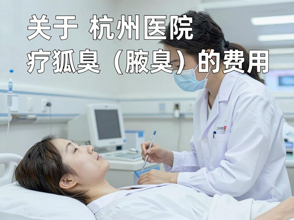 关于杭州医院治疗狐臭(腋臭)的费用,并没有一个固定的数字,因为它受治疗方式、医院等级、手术复杂程度以及麻醉方式等多种因素影响 关于杭州医院治疗狐臭(腋臭)的费用,并没有一个固定的数字,因为它受治疗方式、医院等级、手术复杂程度以及麻醉方式等多种因素影响